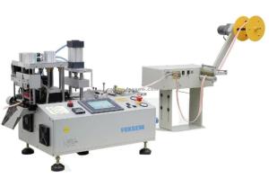 China Automatic Webbing Cutting Machine with Hole Punch FX-150HX factory
