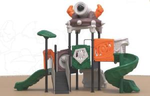 China LLDPE plastic commercial play equipment plastic playground set factory