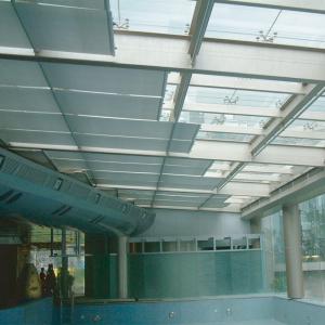 China Customized FTS Tension Shade System Double Motor Remote Control Residential factory