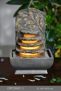 China 9 Inch Light Up Indoor Waterfall Fountain factory