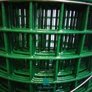 China 1m X 15m Green Wire Fencing Roll / Coated Wire Fencing Roll High Tensile Strength factory