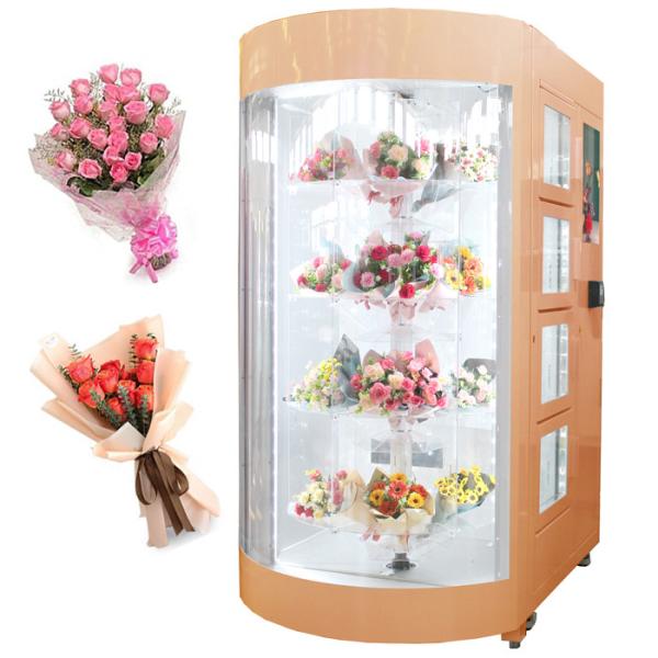 24 Bouquets Electronic Locker Vending Machine System With Interactive Informatio