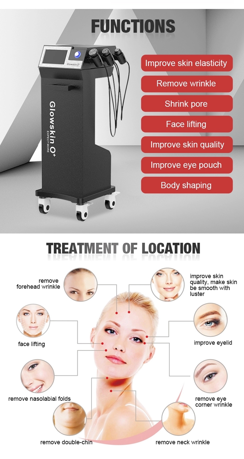 Face Lifting Rf 2 In 1 Radio Frequency Machines Body Slimming With 3 Handle