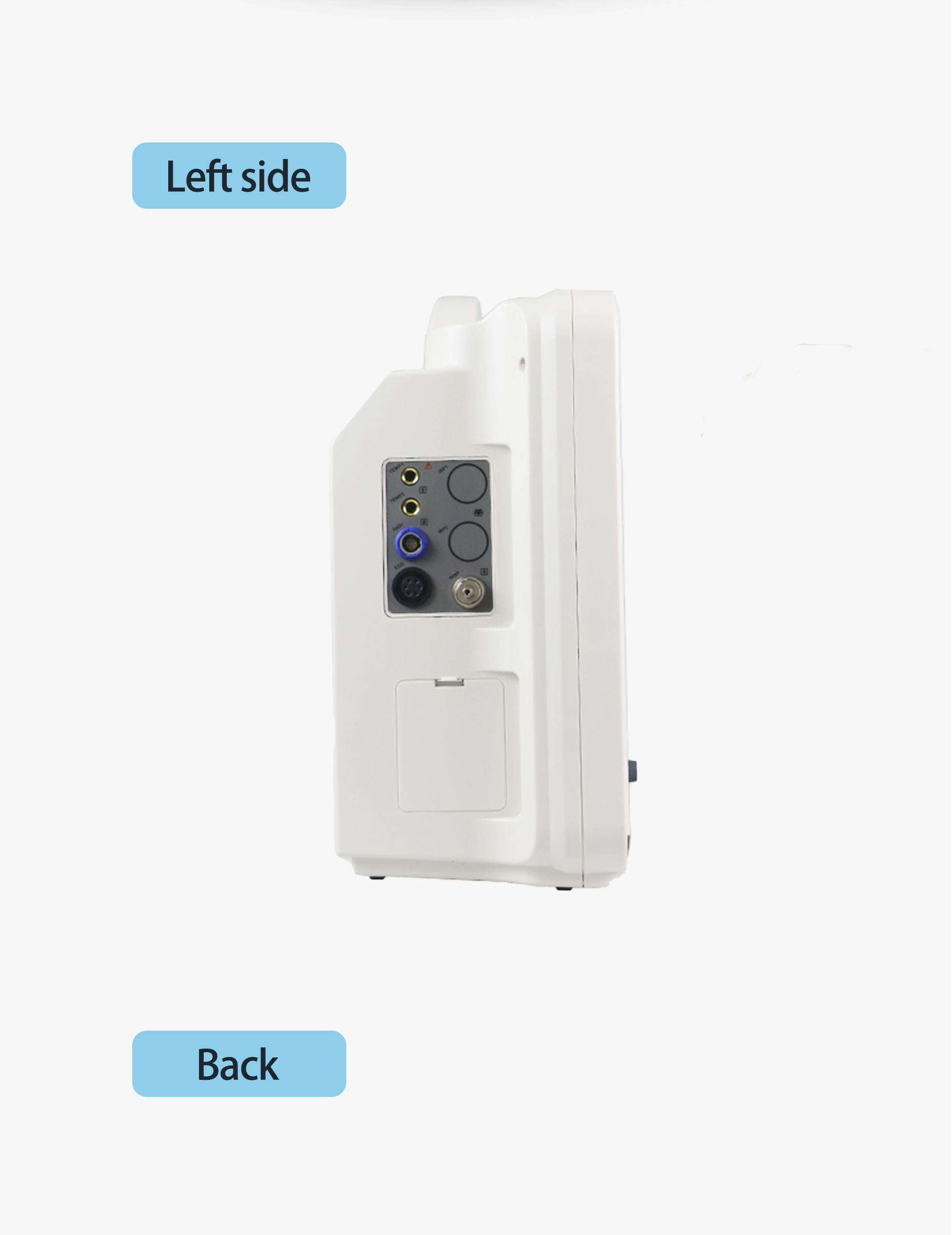 Reliable Multi Parameter Patient Monitor PM-9000 15 Inch Optional Mobile Cart