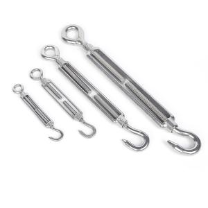 China Polished Heavy Duty Turnbuckle 316 Ss Turnbuckle Frame Type Eye Hook factory