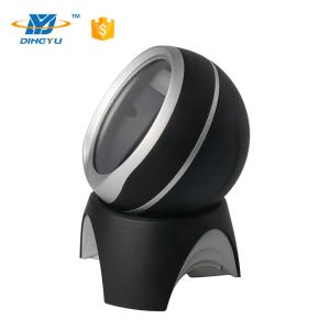China 2D cmos black silk omnidirectional mini Desktop Barcode Scanner for supermarkets retailers factory