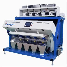 China 5 chutes RGB rice color sorter, full color camera rice color sorter factory