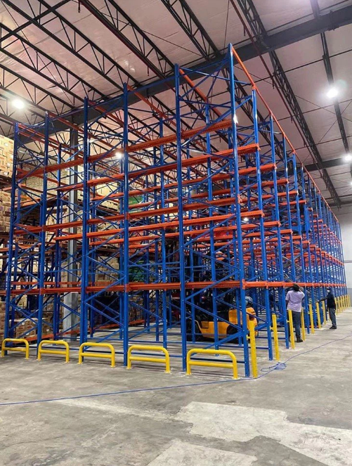 China Q235B Or Q345 Steel Drive In Storage Racks LIFO Storage Warehouse Racking System factory