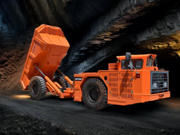 DERUI DRUK-12 A Compact Comfortable Underground Haul Truck Underground 12 tons
