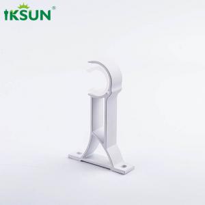 China Metal Alloy Curtain Mounting Bracket , Curtain Pole Holder With Anodized Painting on sale