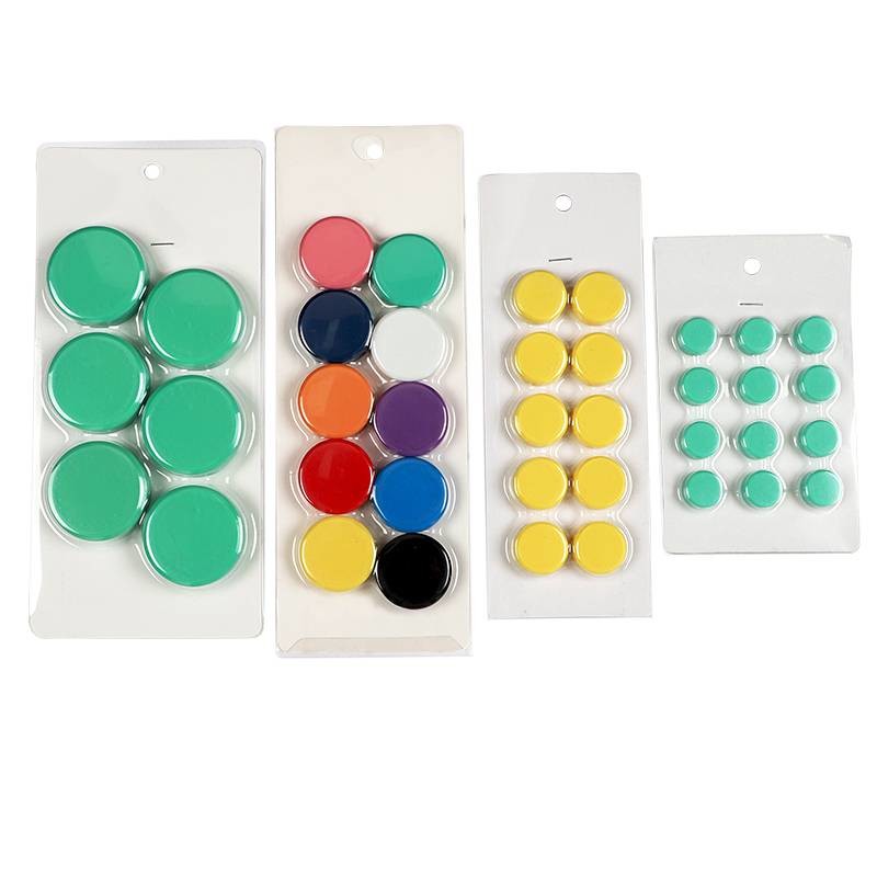 Number Round Whiteboard Magnetic Button Custom Dia10mm 15mm 20mm 25mm