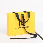 Jewelry Gift Paper Shopping Bag with Custom Logo and Hand Length Handle Luxury