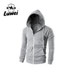 Custom Drawstring Gym Long Sleeve Mens Plain Over Size Sweatshirt Pullover Slim