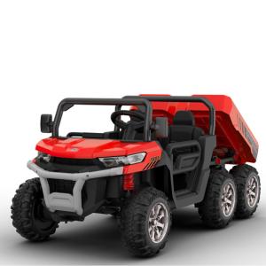 China 6 Wheels Music Lighting Amusement Facilities Classic Pickup Ride On Car for Kids factory