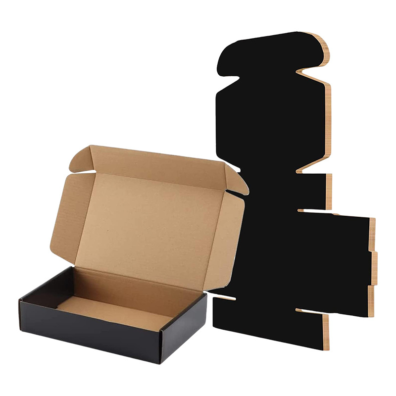Custom Kraft Corrugated Paper Clothing Shipping Mailing Gift Boxes with Logo Printing