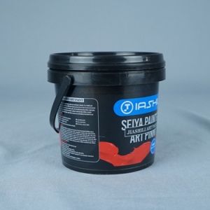 33oz 1 Litre Clear Plastic Buckets With Lids Screen Printing