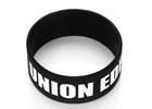 China black base white c color filled 25mm wide basketball wristbands factory