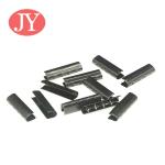 jiayang fashion customized logo U shape copper metal tips metal aglet draw cord