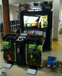 Indoor Gaming Zone Razing Storm Arcade Machine Coin Operated Interesting
