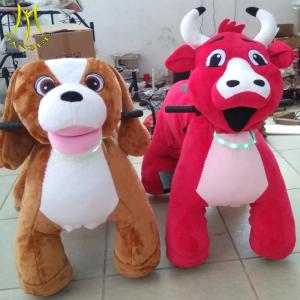 China Hansel amusement park animal battery operated ride horse animal safari rides toys factory
