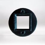 Metal CS mount Lens Holder, 20mm/22mm fixed pitch CS lens holder, height 14.5mm