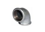 Female Threaded Beaded Malleable Iron Pipe Fittings Water Pipe Elbow OEM