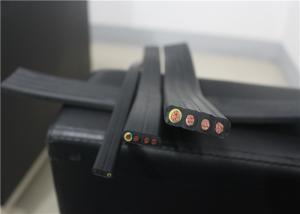 China Multicore Overhead Crane Spare Parts Rubber Sheath Flexible Flat Cable factory