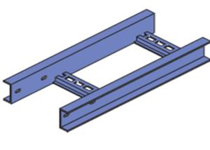 China Aluminum 3m Hot Dip Galvanized Cable Ladder Tray Straight-Through SS316 factory
