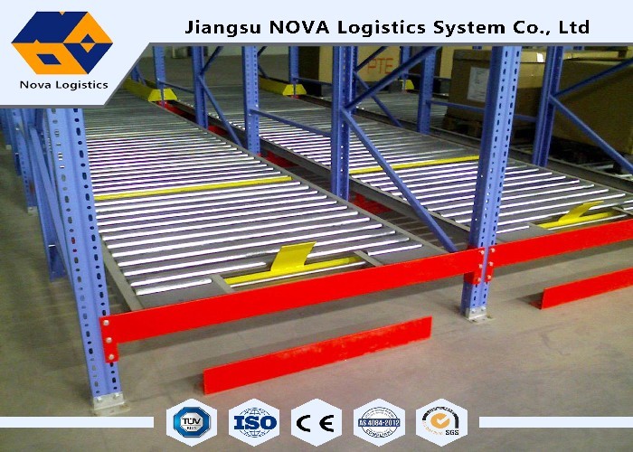 Adjustable Selective Live Pallet Storage , Long Span Shelving For Temporary Storage