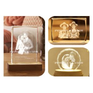 High Precise Laser Engraving Machines For Acrylic / Crystal / Glass