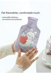 Hot Water Pouch Warm Flannel Flocking Hand Warmer Filled Mini Explosion-proof