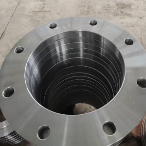 China UNS S30815 Duplex Forged Steel slip on pipe flange good pressure resistance factory