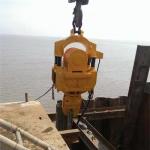 High Efficiency Piling Equipment 60kw Electric Crane Vibro Pile Hammer For Sheet