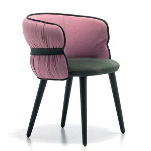 China Merge Contemporary Coulisse Armchair / Classic Desig Leather Arm Chairs factory