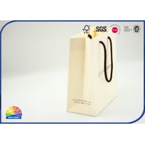 Customized 4C Printed Paper Gift Bag With Handle Eco Friendly