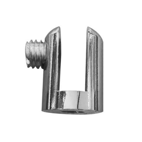 Fixed Glass Holder YS-030, Zinc Alloy, for glass 6-8mm, finishing chrome or