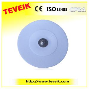 China Medical Teveik Factory of Adult Disposable Ag/Agcl ECG Electrode With Nonwoven Cloth Backing factory