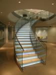 Hotel Curved Clear Tempered Glass Panels for Shopping Mall Building 3mm-12mm