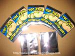 Chocolate / Cotton Candy Packaging Aluminium Foil Bag Middle Sealed