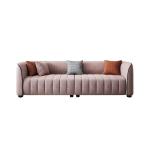 Piano Key Hotel Room Sofa Modern Flannelette Sofa