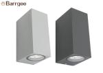 Square Mini Cube Outdoor LED Up Down Wall Light 2x3W For Apartment Facades