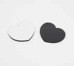 Wholesale Heart Shape 60x54mm Sublimation Blank Fridge Magnet for Household
