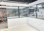 200m2 FFU Stainless Steel Clean Rooms Plexiglass Aluminum Profile 10800m3/H