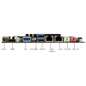 Intel J6412CPU Mini ITX Thin Motherboard 2LAN 6COM 8USB