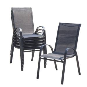 China Leisure Outdoor Furniture Metal Teslin Mesh Armchair for Garden Balcony Patio Coffee factory