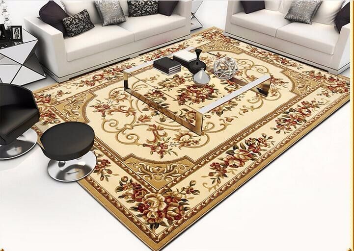 New Chinese style flower polypropylene wilton area rug