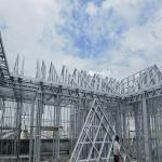 Durable Construction Metal Factory Building , Prefab Steel Building Manufacturer