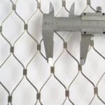Architectural Flexible Webnet Stainless Steel Ferrule Rope Mesh 7x19 Mesh
