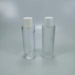 Glass Collar 100ml 150ml Frosted Cylinder Toner Bottle with Cap Body Material