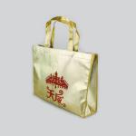2014 recycled customized logo non woven bag/shopping bag